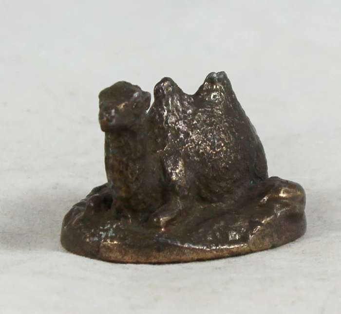 Solid brass - miniature ornament - camel