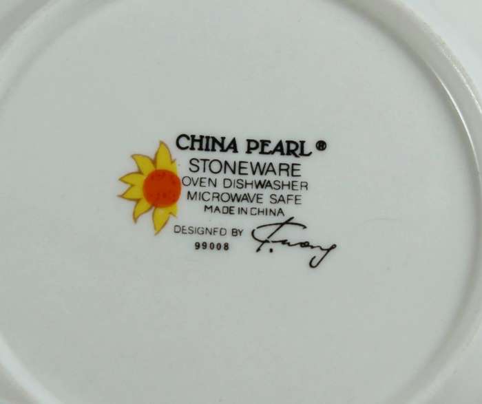 China Pearl stoneware duo