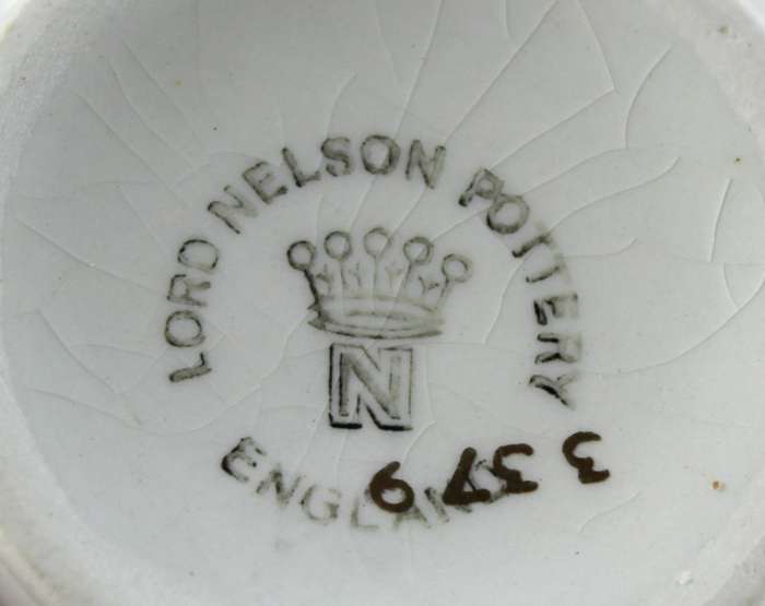Lord Nelson pottery trio