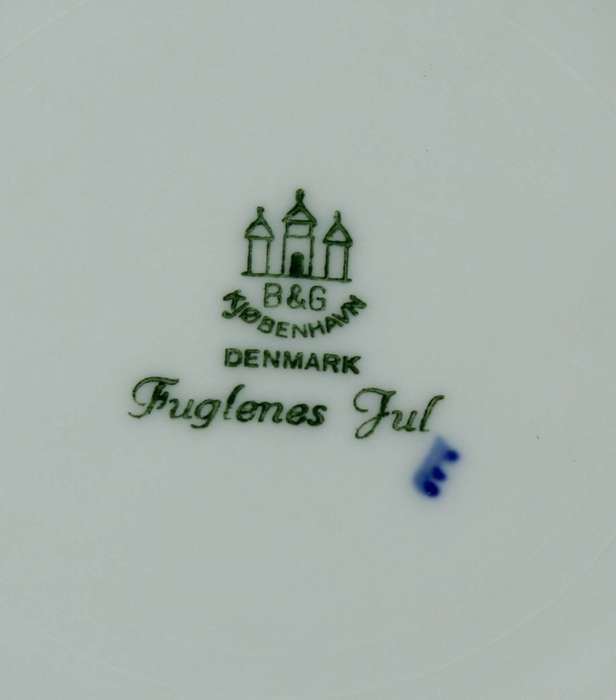 Copenhagen - porcelain wall plate - Fungfenes 1967