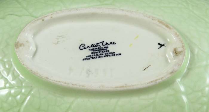 Carlton Ware - Australian design - green sweets bowl