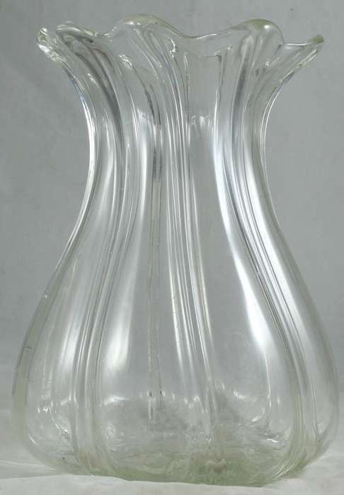 Large glass - tulip vase