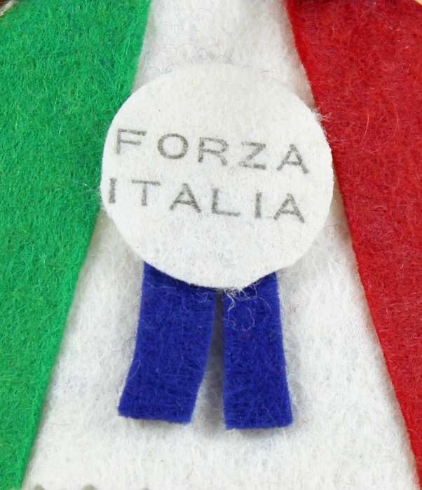 Forza Italia - traditionally dressed doll