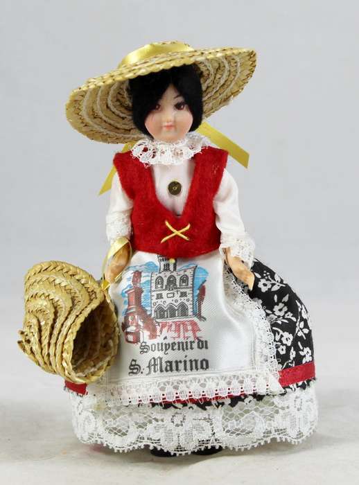 S.Marino traditional dress doll