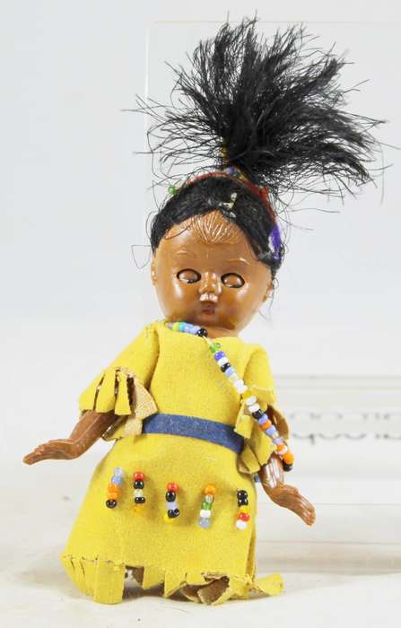 Red Indian Baby - Traditional Dress - Doll
