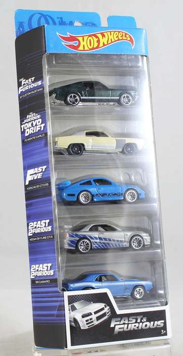 Hotwheels - Fast & Furious - Pack of 5 - Bid now!!