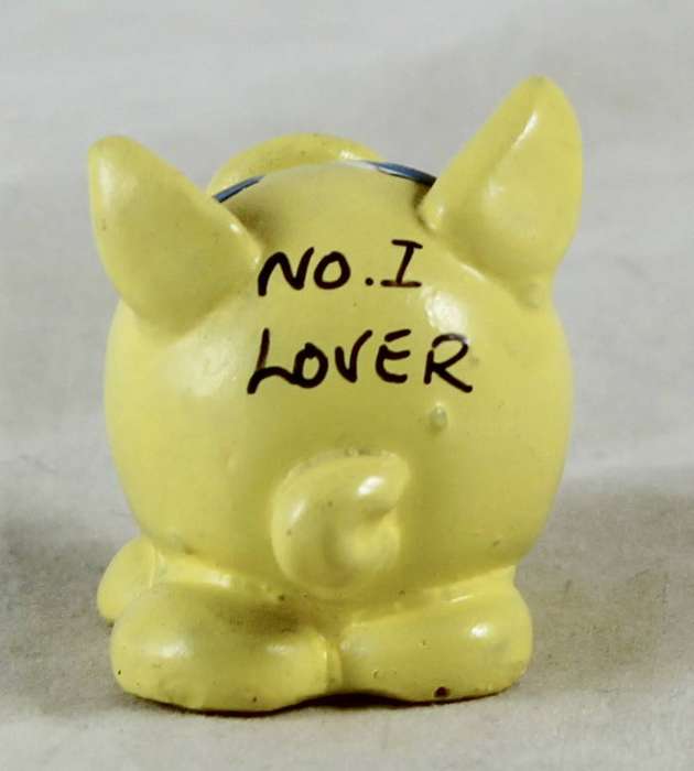 Miniature number one lover - yellow pig
