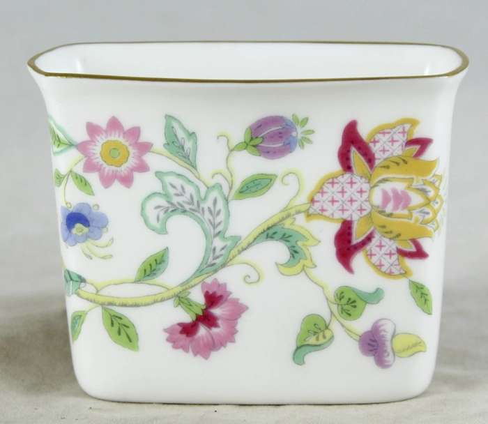 Minton - Haddon Hall - toothpick holder, trinket dish, small plate & side