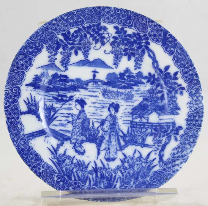 Blue & White - small Chinese display plate