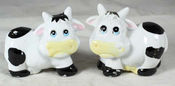 Character salt & pepper set - Sad Cows