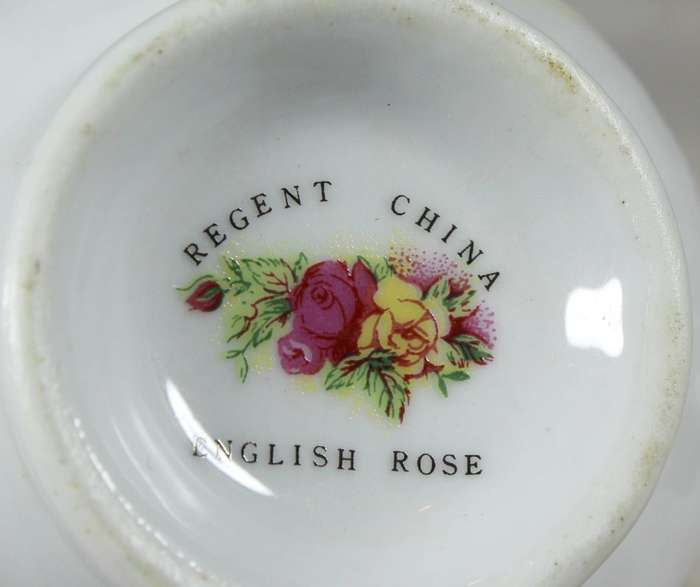 Regent China - English rose - trio
