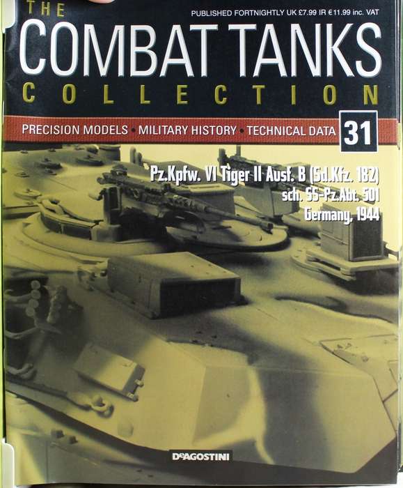 De Agostini - Pz.Kpfw VI Tiger France 1944 - booklet #31 only