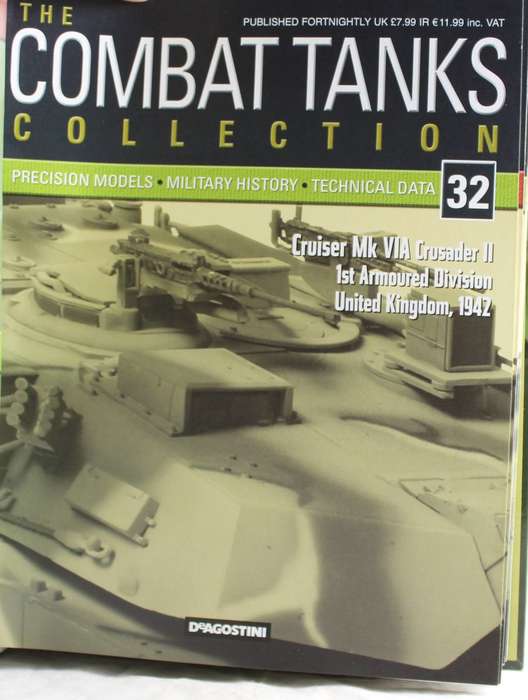 De Agostini - Cruiser Mk VIA Crusader II UK 1942 - booklet #32 only