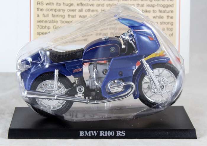 Maisto - BMW R100 RS - bike & info sheet