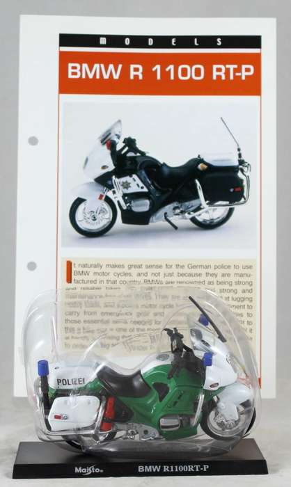 Maisto - BMW R 1100 RT-P - bike & info sheet