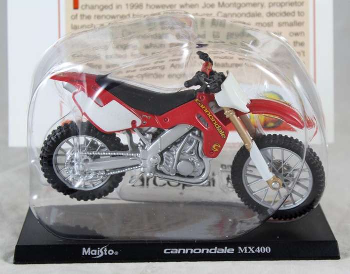 Maisto - Cannondale MX400 - bike & info sheet