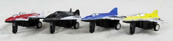 Plastic fighter planes - set of four