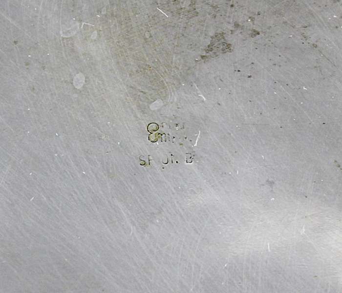 Rounder serving dish - silver plated