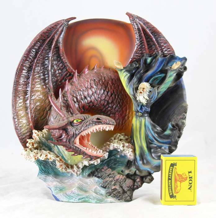Wizard & dragon plate