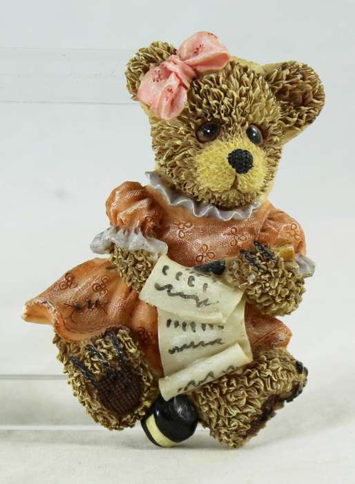 Bear writing a list