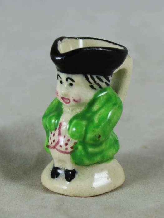 Miniature Character Jug - Man in Green Jacket