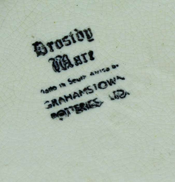 Drostdy ware - Grahamstown potteries - stag beer