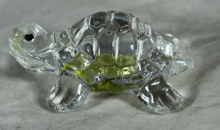 Small glass - tortoise - yellow