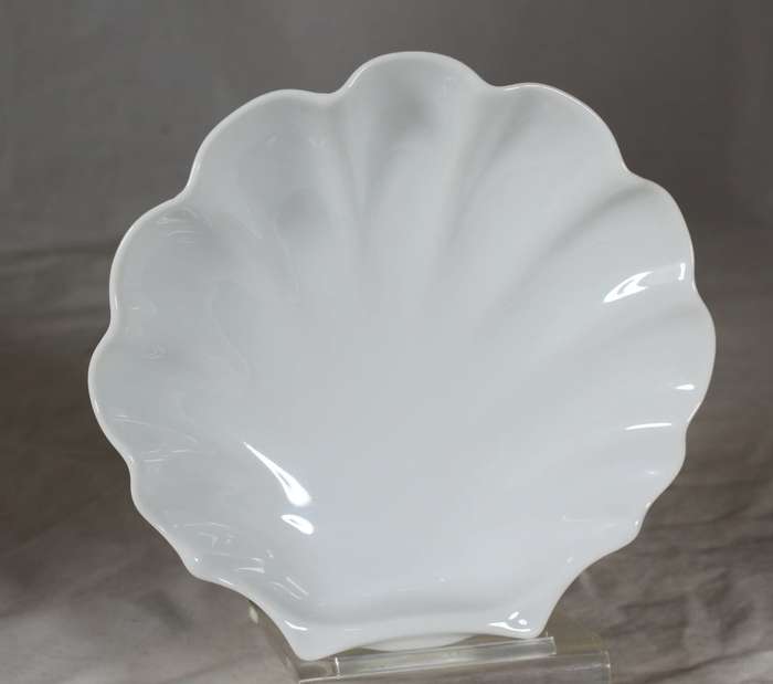 Porcelain dishes - white shells