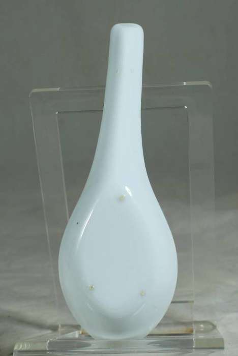 Chinese yellow with green Jingdenzhen dragon spoon