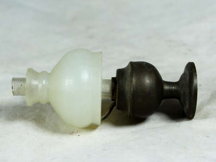 Miniature brass lamp