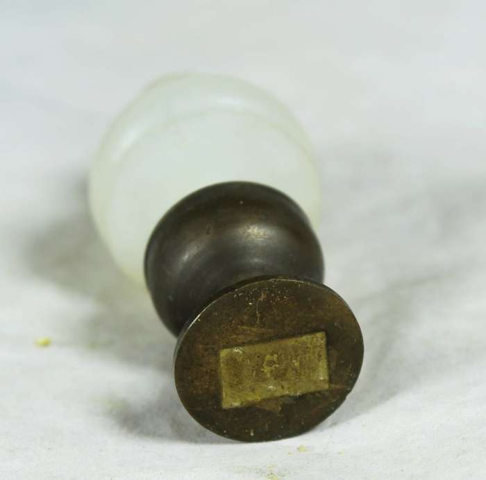 Miniature brass lamp