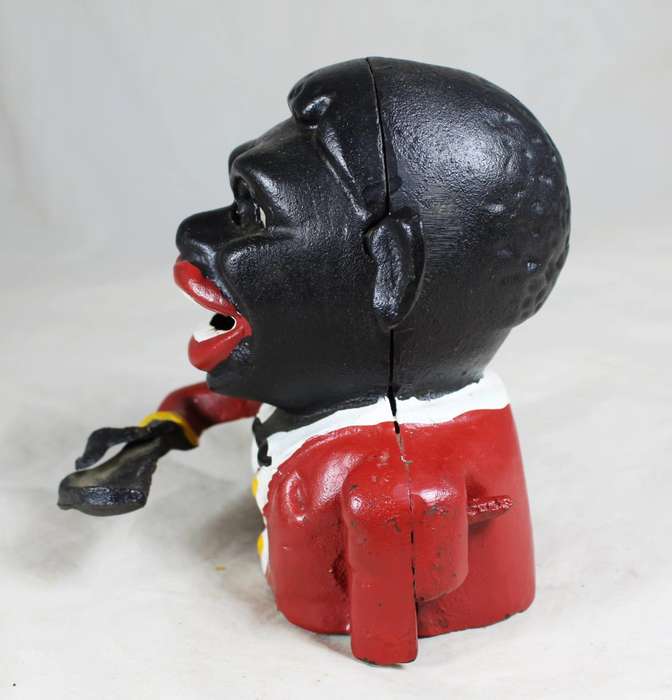 Vintage cast iron mechanical bank