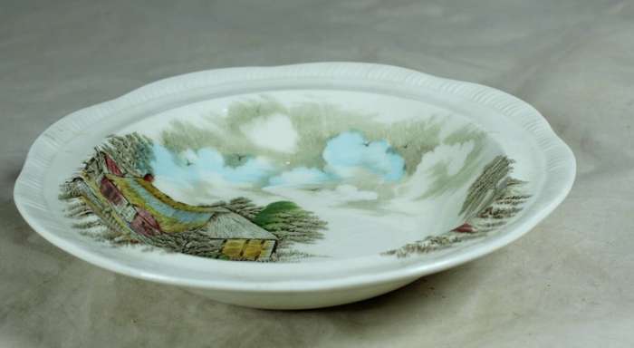 Alfred Meakin - Izaak Waltons cottage - pudding bowl