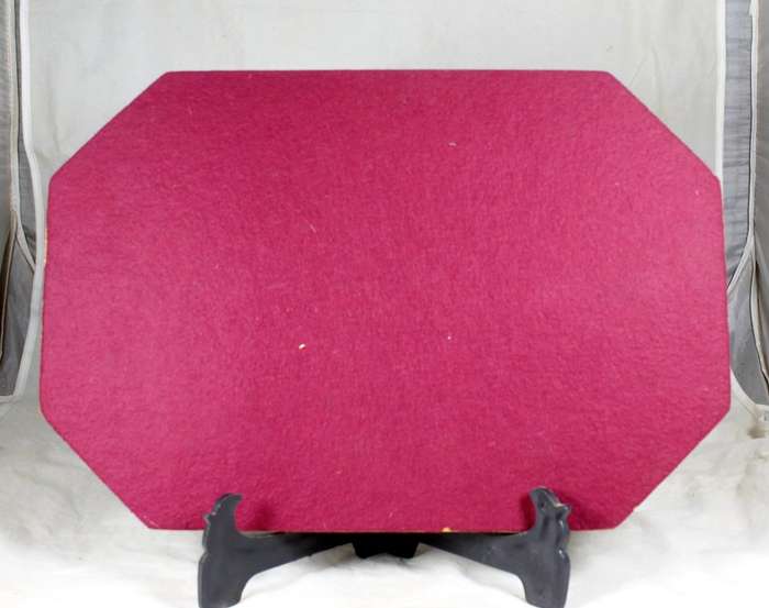 Desk tray with heavy glass decanter - branded Toyota
