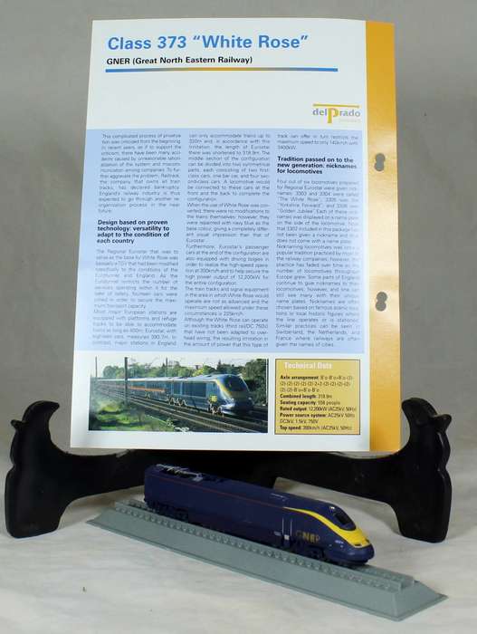 Del Prado - Locomotives of the world - N gauge - GNER Class 373 "White rose"
