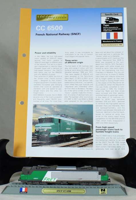 Del Prado - Locomotives of the world - N gauge - SNCF CC 6500