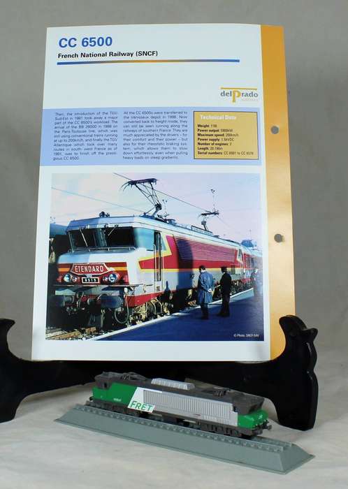 Del Prado - Locomotives of the world - N gauge - SNCF CC 6500