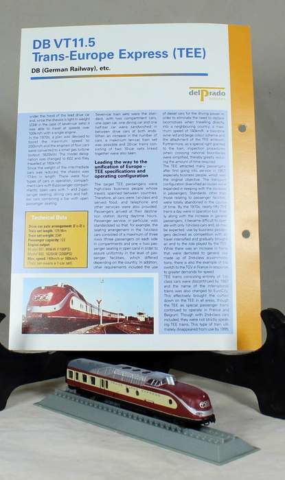 Del Prado - Locomotives of the world - N gauge - Trans-Europe Express DB VT11.5