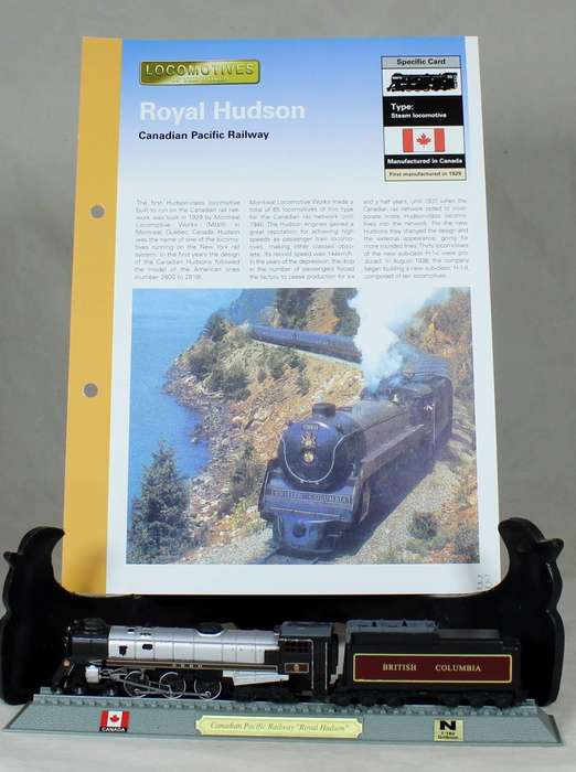 Del Prado - Locomotives of the world - N gauge - Canadian Royal Hudson