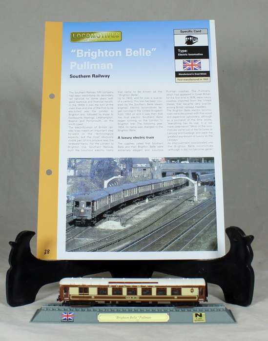Del Prado - Locomotives of the world - N gauge - Pullman 'Brighton Belle'