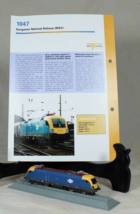 Del Prado - Locomotives of the world - N gauge - Hungarian National Railway 1047