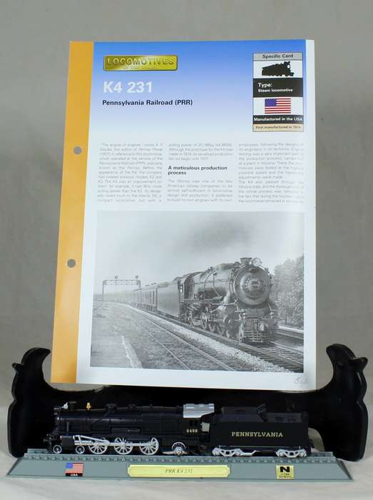 Del Prado - Locomotives of the world - N gauge - Pennsylvania Railway K4 231