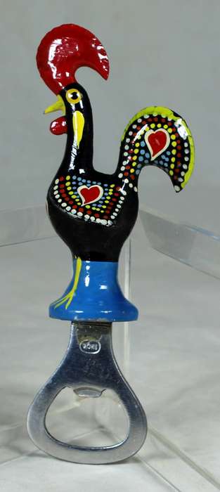 Bottle opener - pair of Portuguese chickens