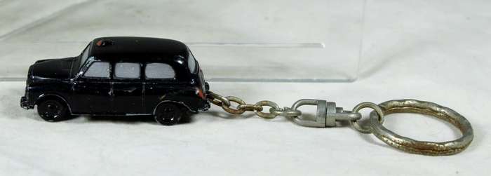 Black London cab key ring