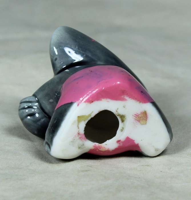 Miniature porcelain baby elephant
