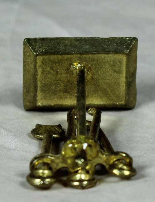 Miniature bronze cleaning set