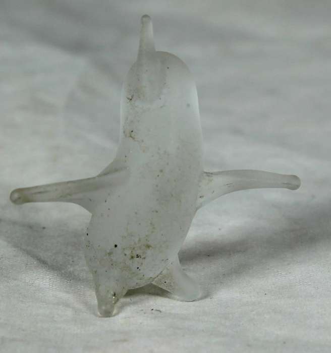 Miniature frosted penguin spotted