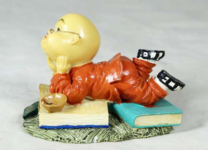 A baby Buddha - Monk daydreaming