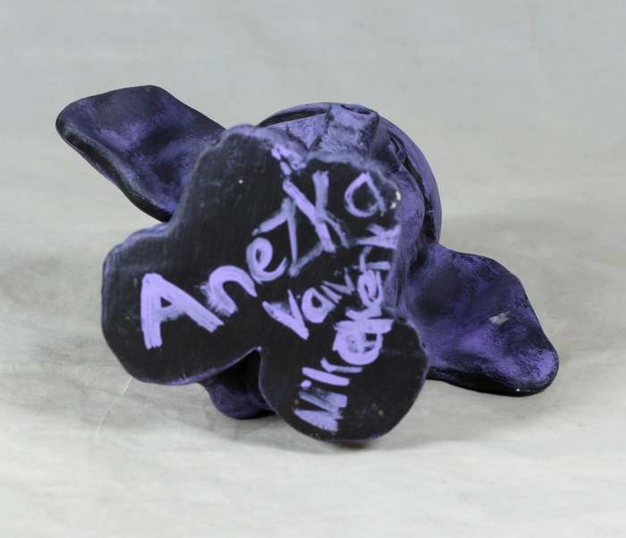 Purple elephant pen holder