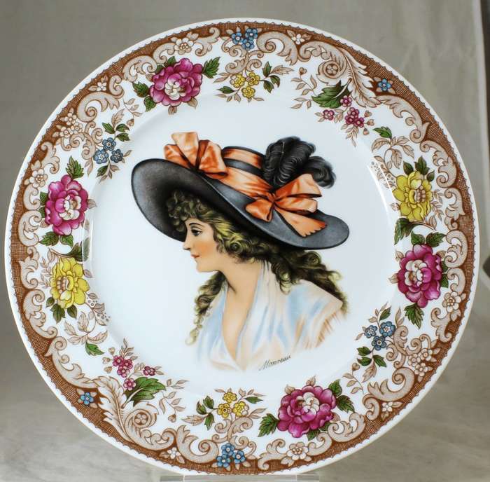 Gloria porcelain - Bavarian Bayreuth display plate  -